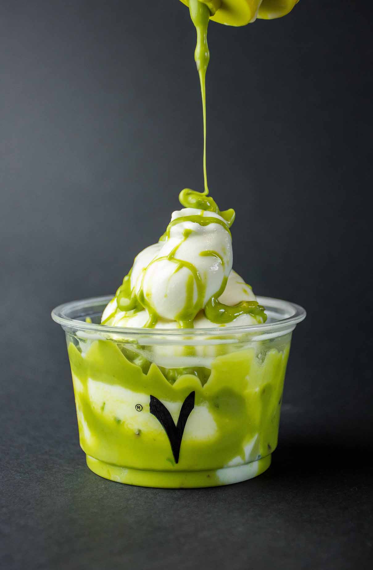 Coulis au kiwi Coulis au kiwi de couleur vert