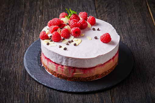 Vacherin framboise Vacherin rouge et blanc